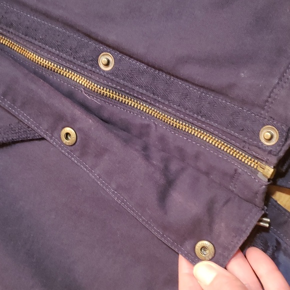 Adidas winter coat jacket long sherpa lining hood up to -20C navy blue - Picture 11 of 11